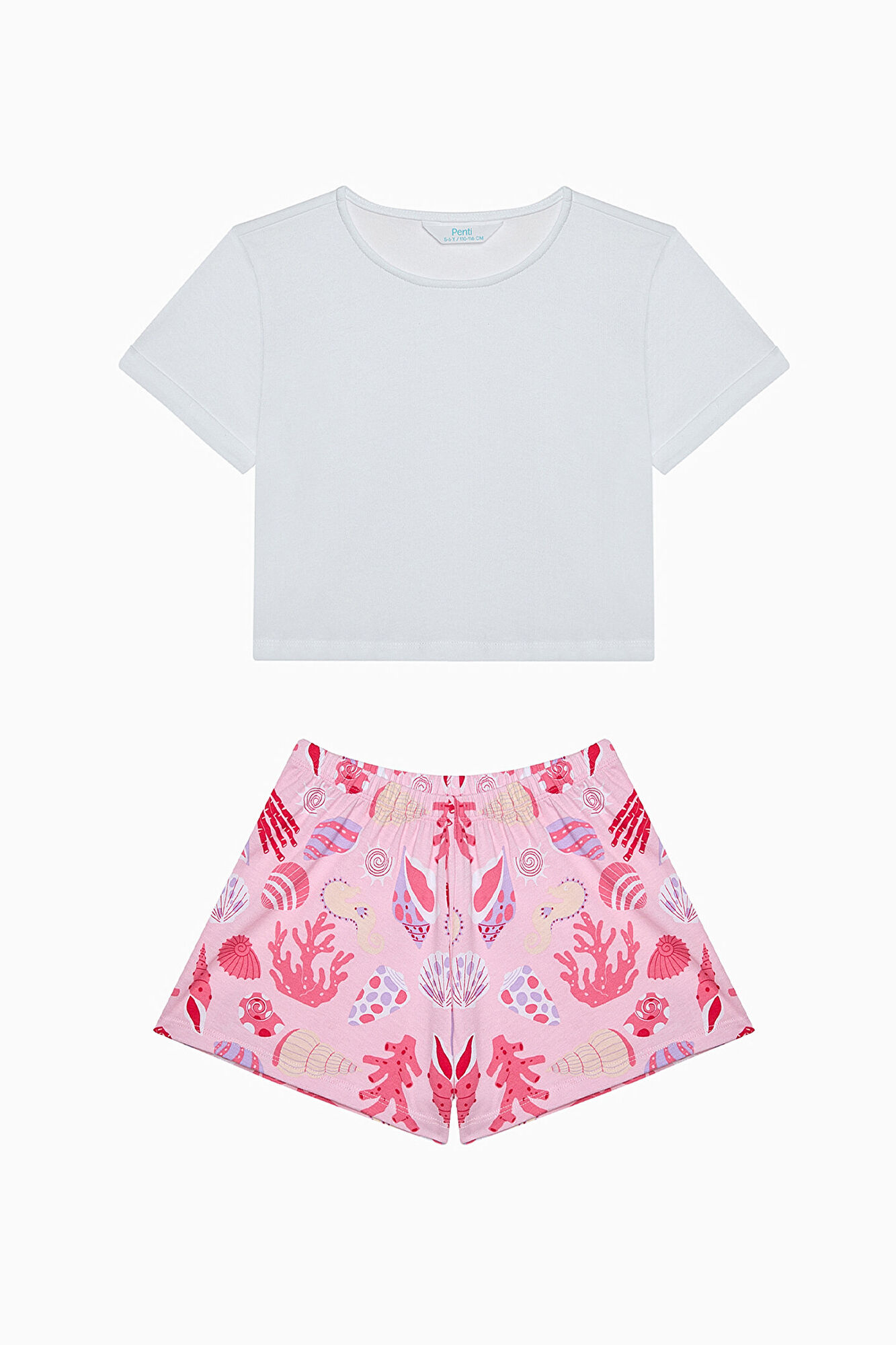 Penti Conjunto de pijama corto print marino