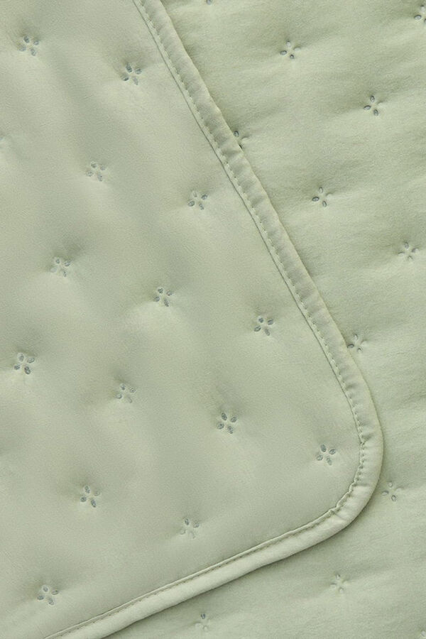 Textura Edred&oacute;n liso reversible kaki