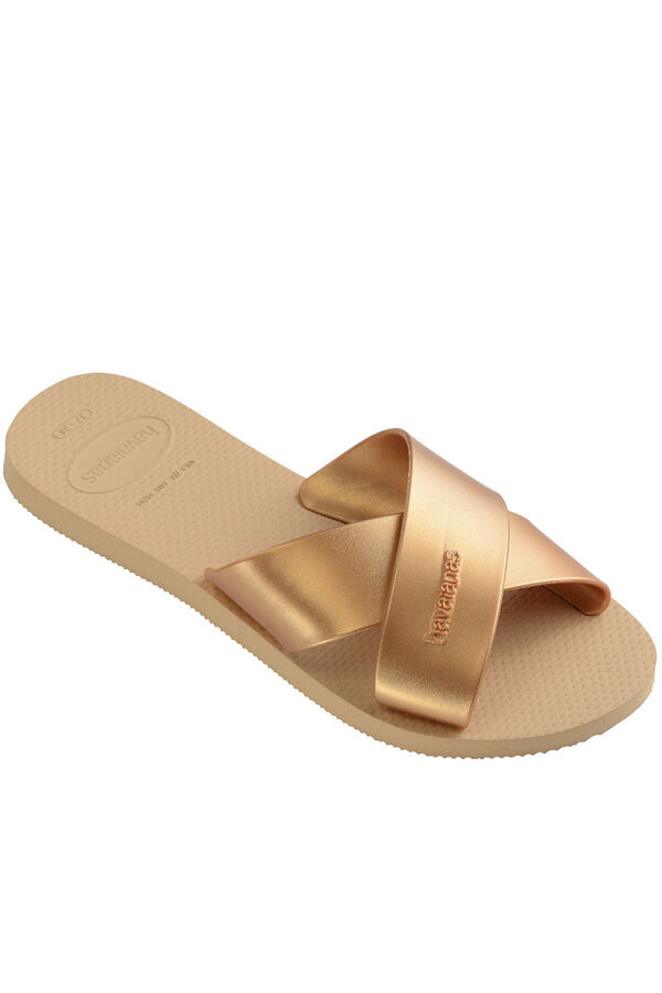Havaianas Chanclas Hav. Aqua Metallic Dorado/Mostaza amarillo