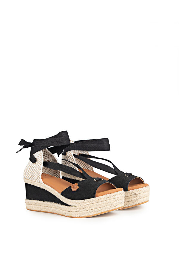 Popa Sandalia cu&ntilde;a baja Valdes Serraje blanco