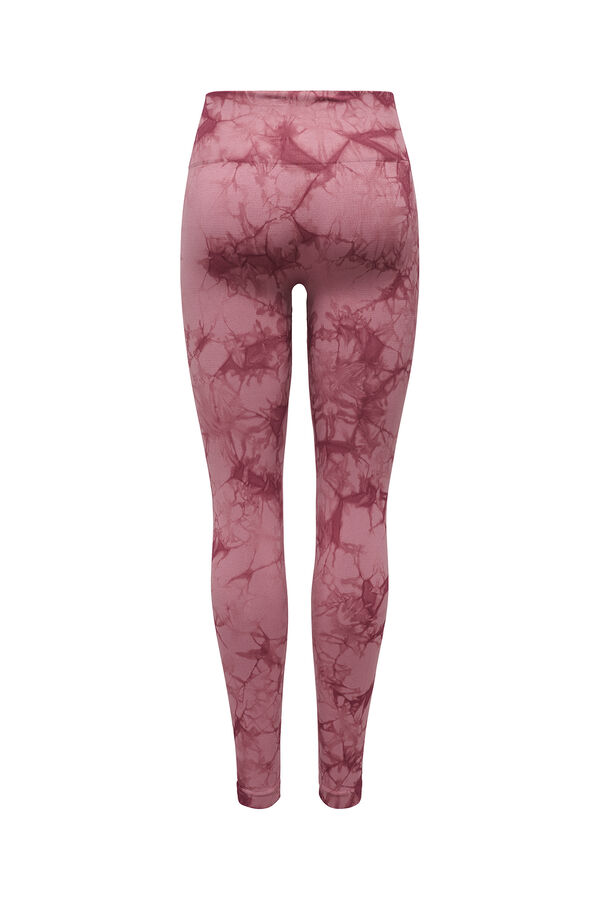 Only Play Legging desportivo sem costura tie dye vermelho