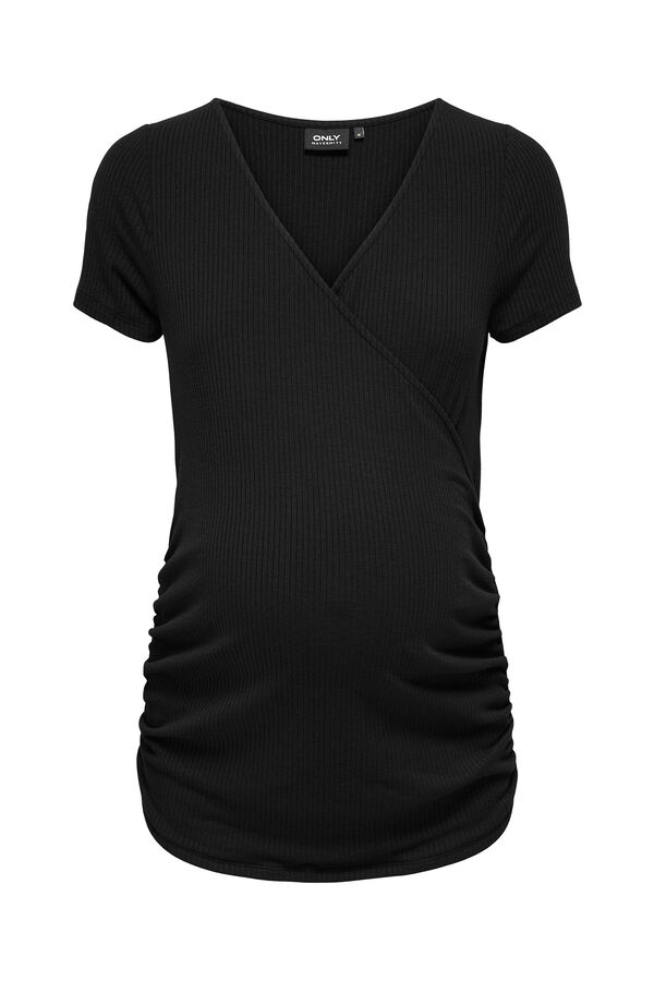 Only Maternity Top gola bico maternity preto