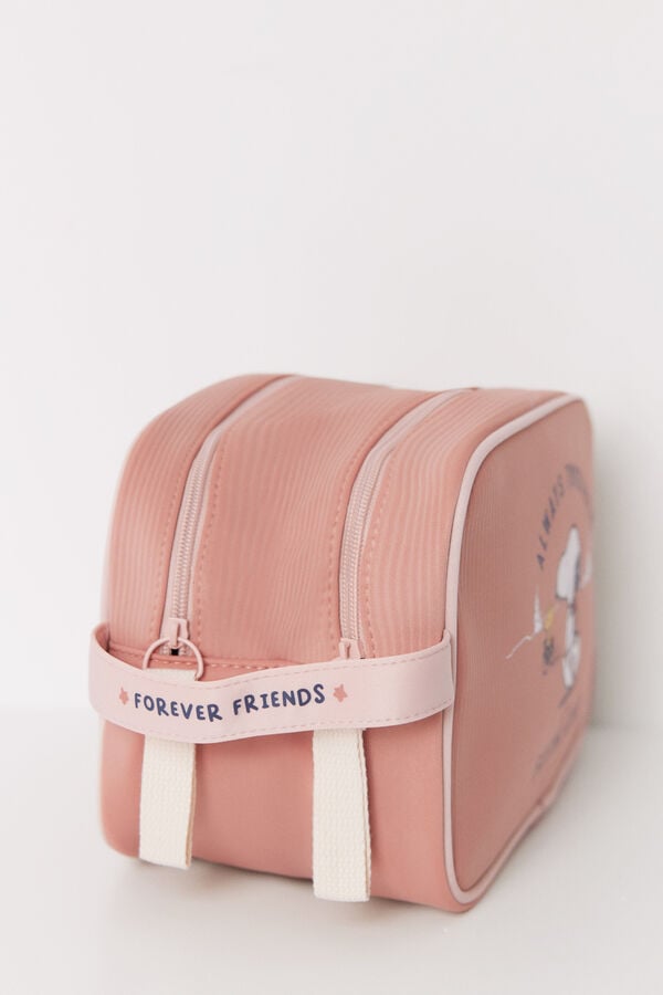 Women'secret Neceser mediano doble Snoopy naranja