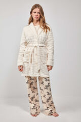 Gisela Robe polar bege