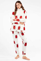 Gisela Bata peluche extrasuave blanco