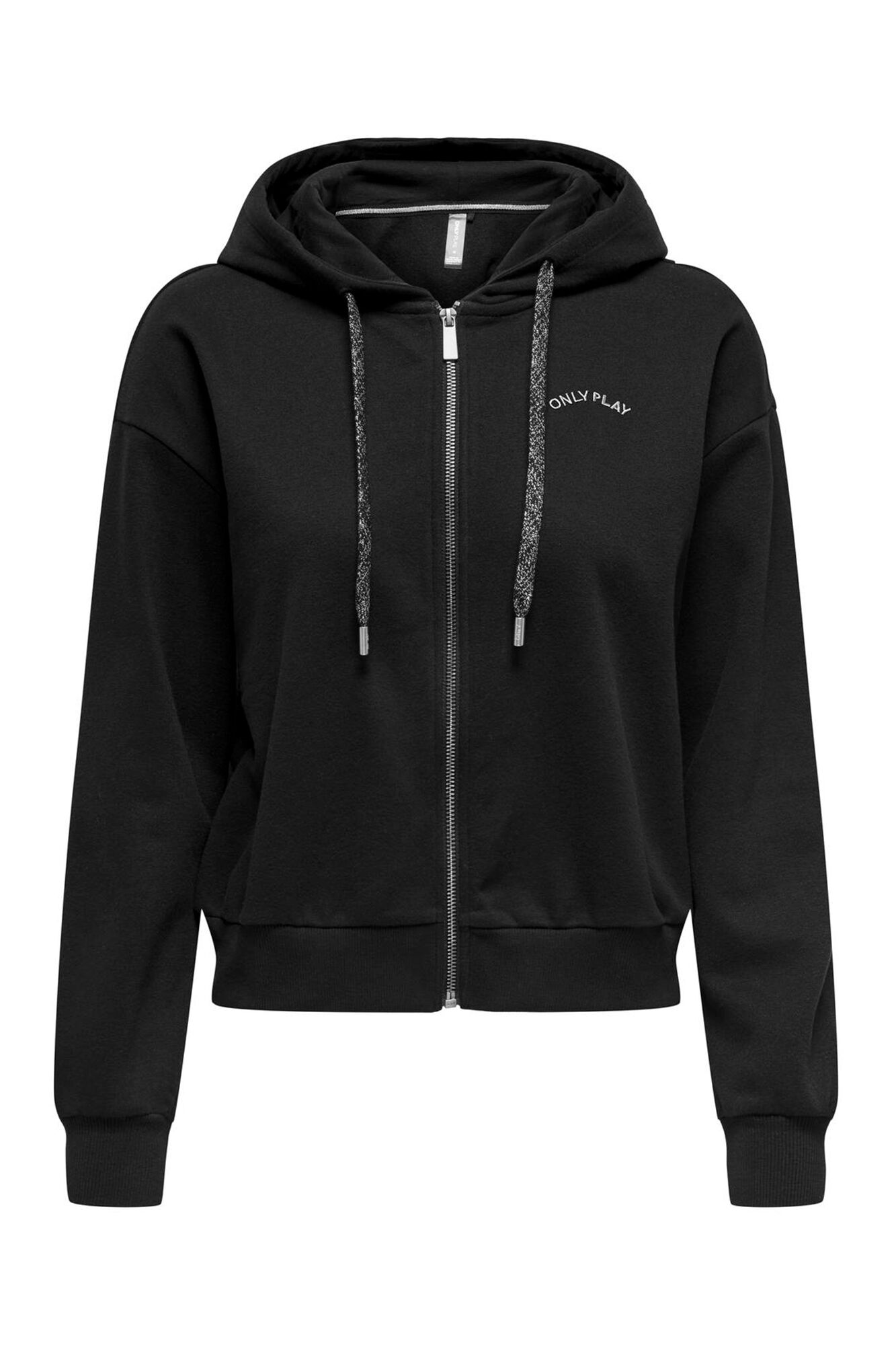 Only Play Sudadera negra con capucha