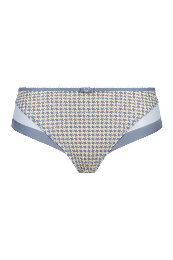 DIM Braga de microfibra y tul estampado