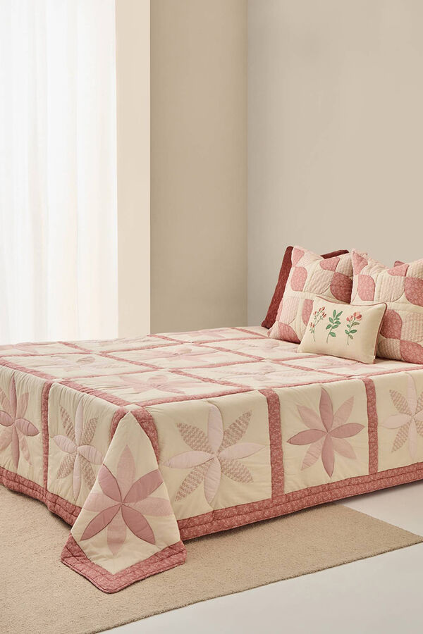 Textura Colcha de retalhos tradicional rosa