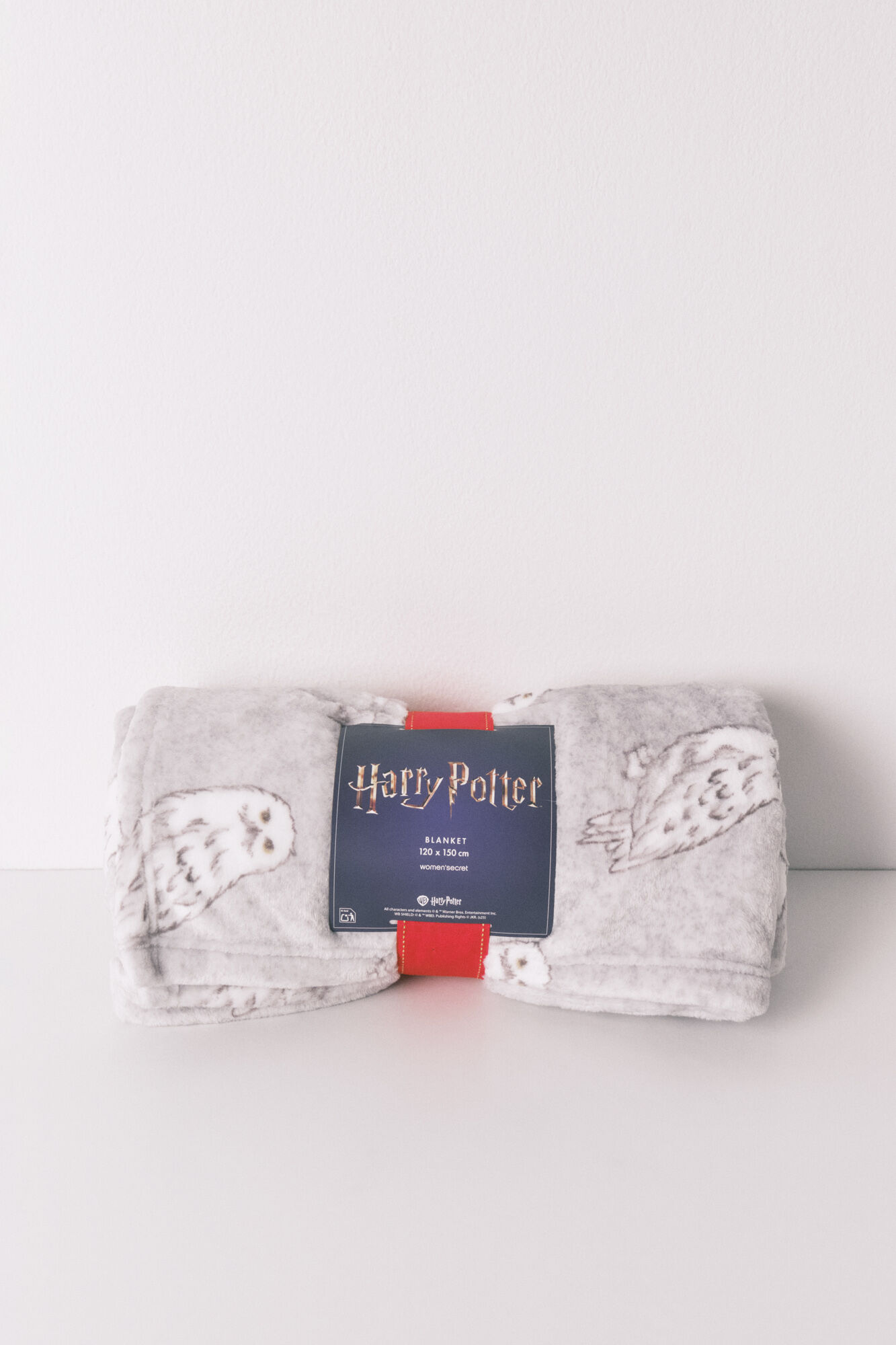Women'secret Manta extrassuave estampado Hedwig cinzenta