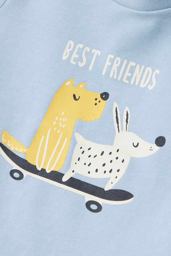 Name it T-shirt beb&eacute; menino com desenho azul