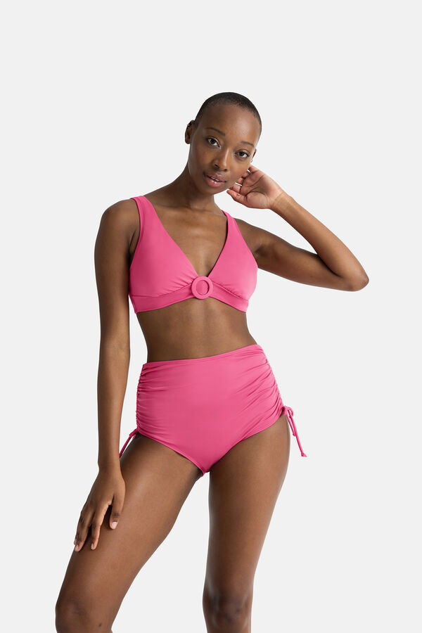 Dorina Top de bikini halter maternidad rosa