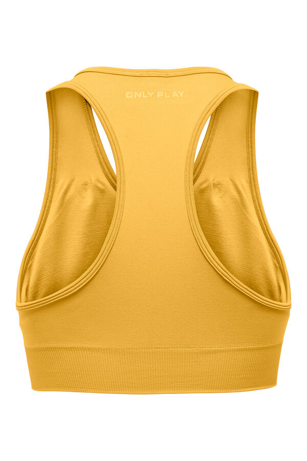 Only Play Sujetador deportivo espalda cruzada naranja