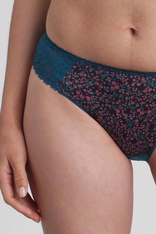 Playtex Braga midi de microfibra Flower Elegance estampado