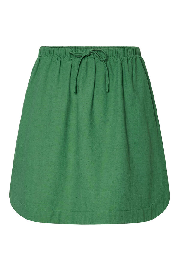 Pieces Saia curta verde