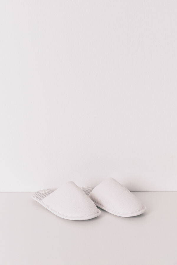Women'secret Chinelos de quarto cinza fechado "maternity" cinzento