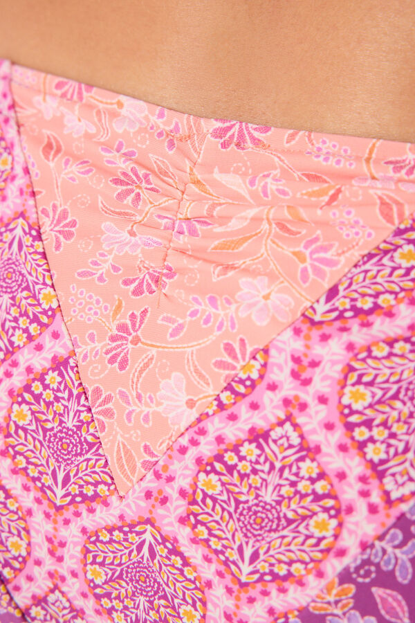 Women'secret Braga bikini cl&aacute;sica print flores rosa rosa