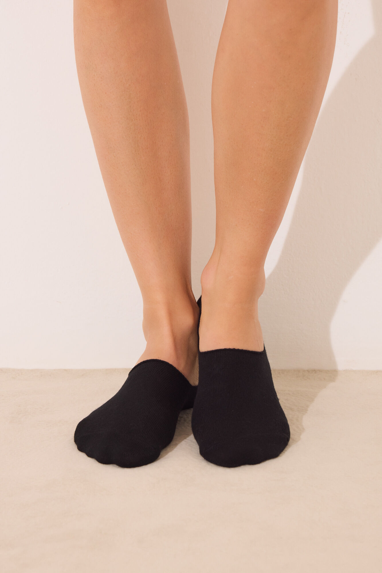 Women'secret Meias invis&iacute;veis estrela negra