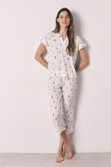 Women'secret Pijama Hello Kitty manga curta branco