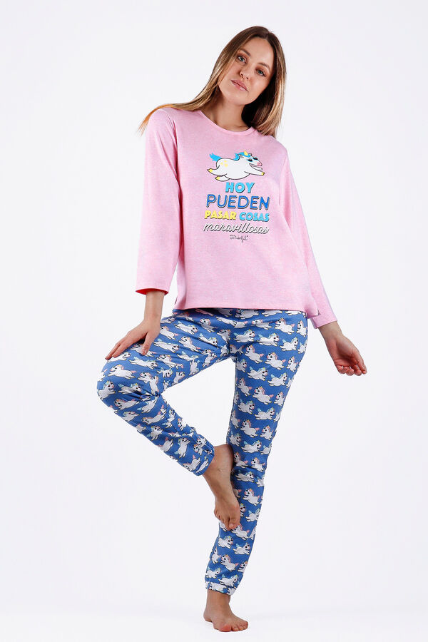Mr. Wonderful Pijama Mujer Unicornio Mr.Wonderful rosa