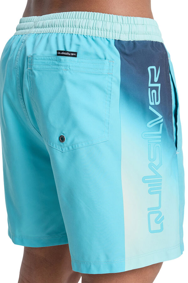 Quiksilver Fato de banho curto com logo lateral azul