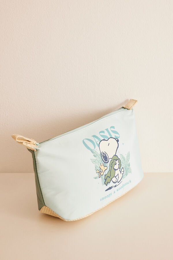 Women'secret Neceser mediano kaki Snoopy kaki