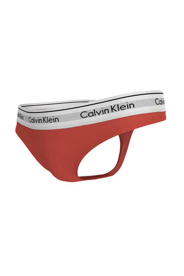 Calvin Klein Tanga logo Calvin Klein rojo