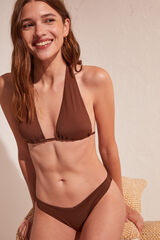 Womensecret Braga bikini 'V' marrón marrón