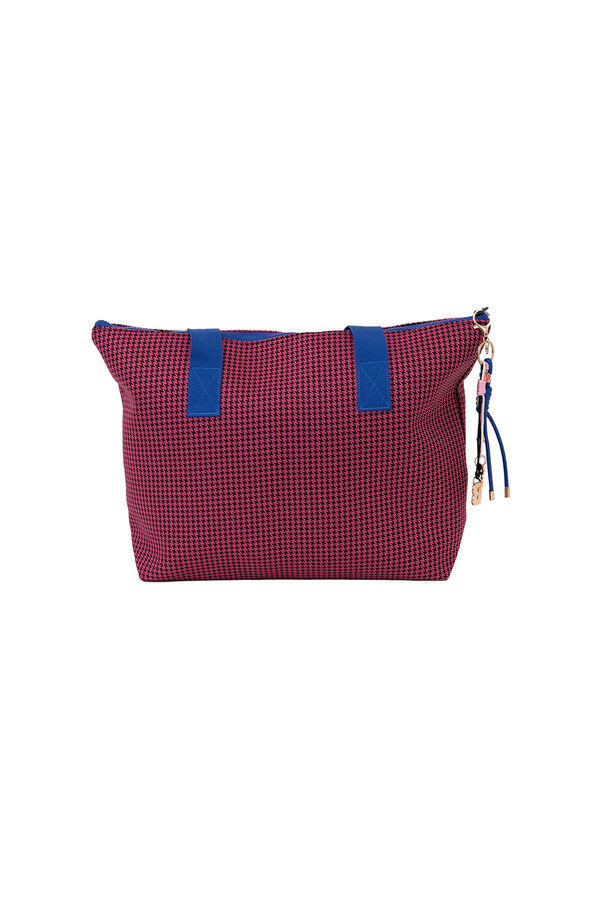 Mr. Wonderful Mala tote - Pied-De-Poule branco