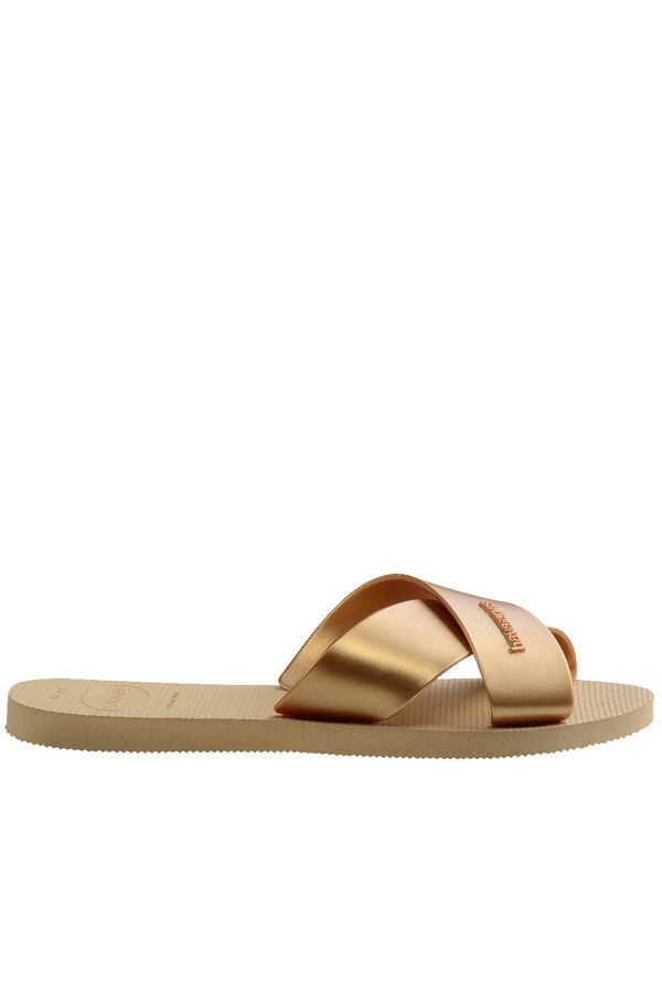 Havaianas Chanclas Hav. Aqua Metallic Dorado/Mostaza amarillo