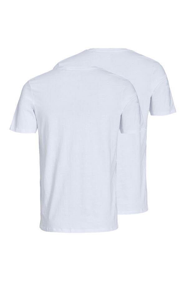 Jack & Jones Pack 2 camisetas regular fit blanco