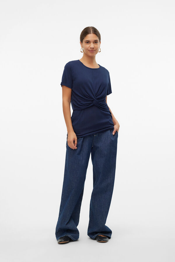 Mamalicious T-shirt amamenta&ccedil;&atilde;o maternity azul