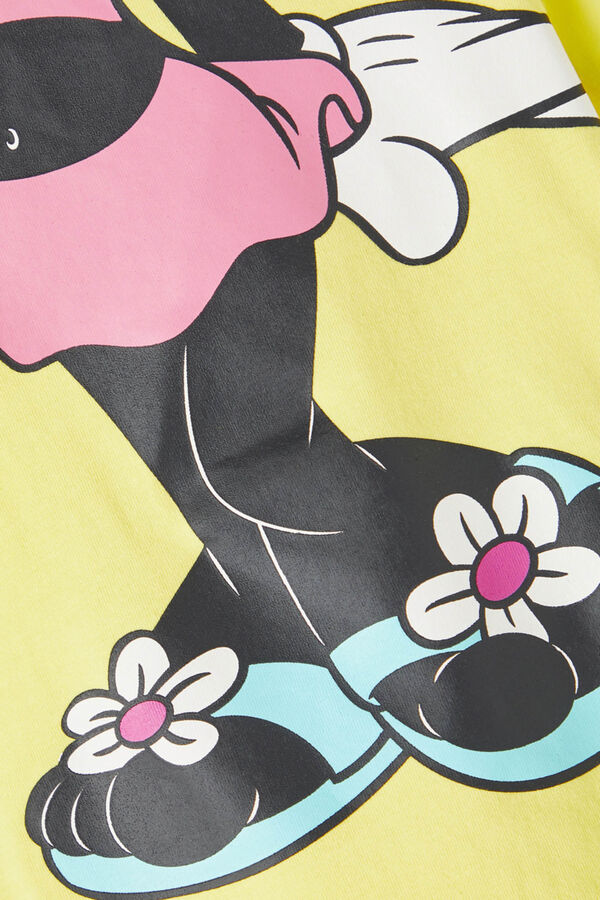 Womensecret T-shirt de menina de manga curta da Minnie estampado
