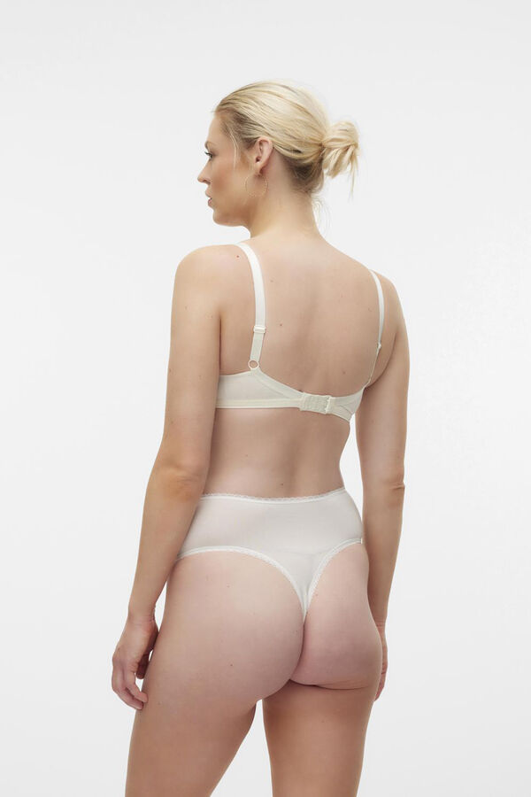 Mamalicious Pack de dos braguitas tanga tiro alto 'maternity' blanco