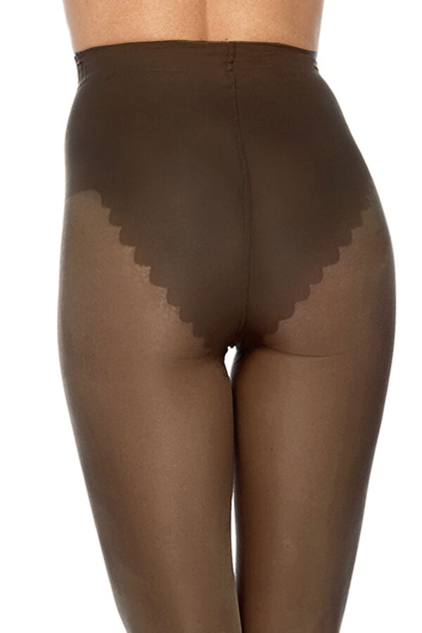 Ivette Bridal Medias Panty satinado Mocka Mousse  Atlanta 40DN marr&oacute;n