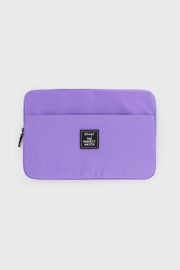 Mr. Wonderful Funda de port&aacute;til 13-14" fucsia The perfect match estampado