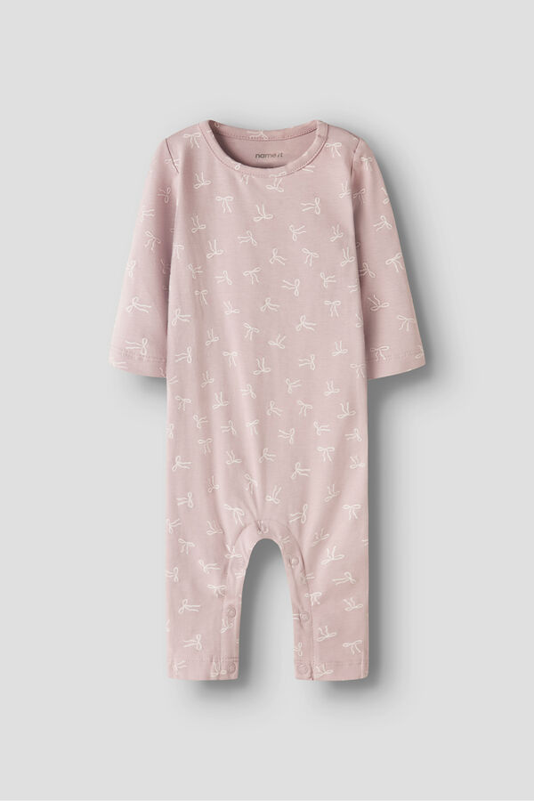 Name it Pijama de beb&eacute; lazos rosa