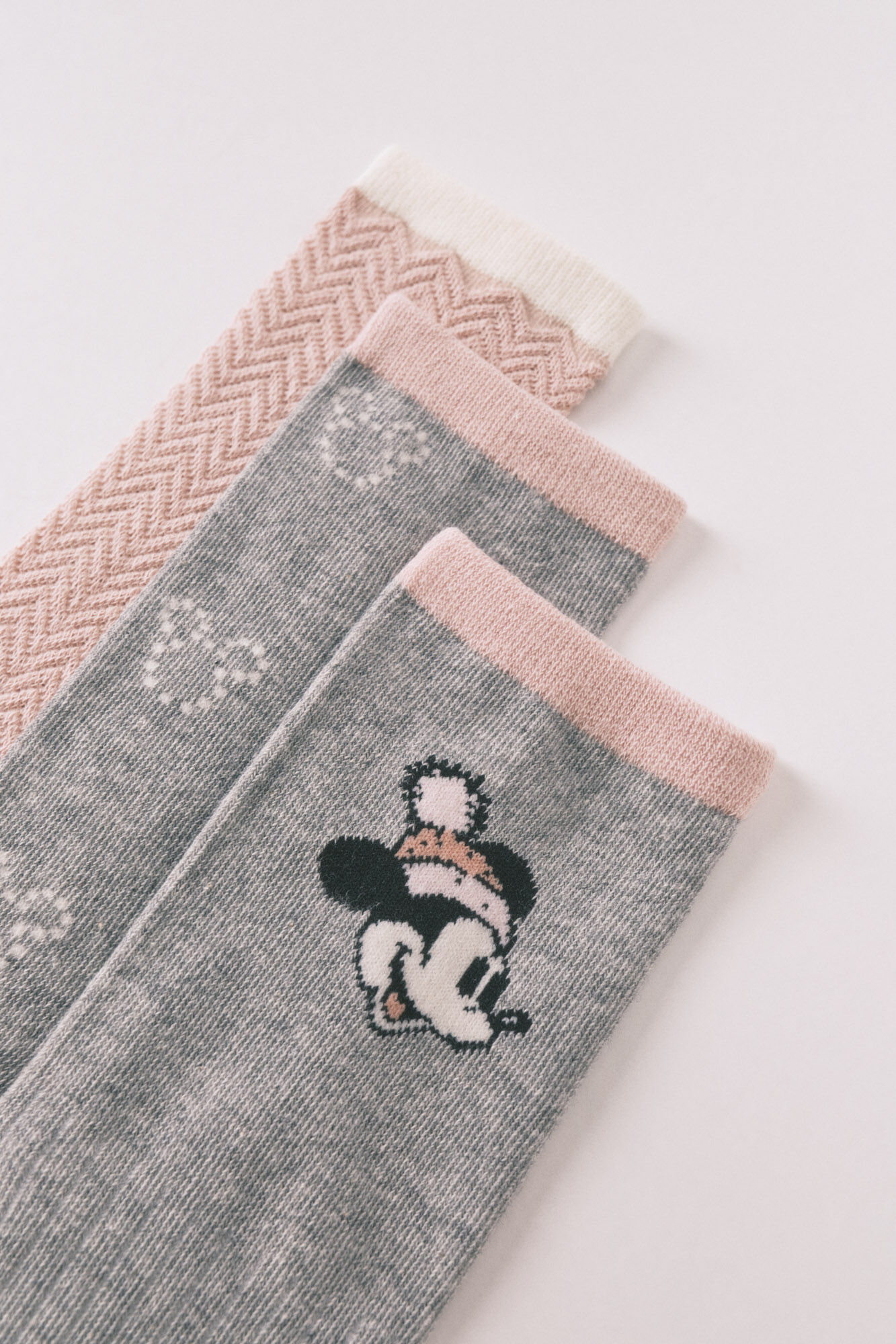 Women'secret Pacote com 3 meias longas de algod&atilde;o da Minnie 