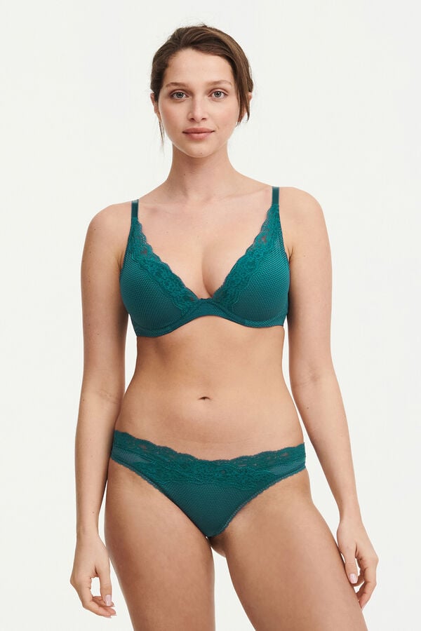 Passionata Tanga Brooklyn azul