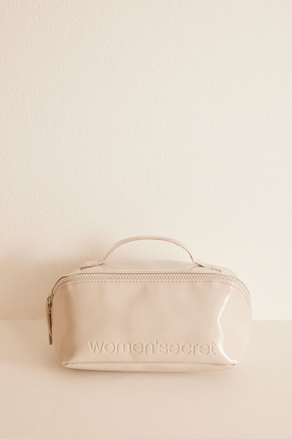 Women'secret Neceser mediano charol gris gris