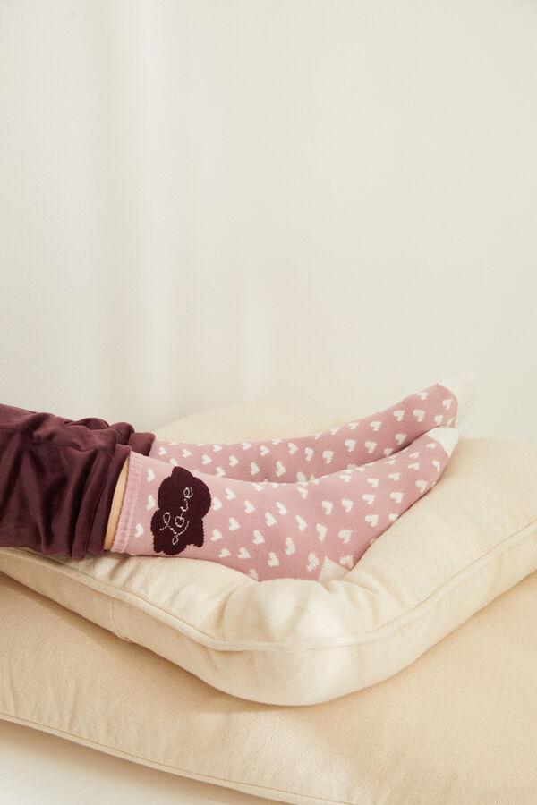 Women'secret Pack 3 meias curtas riscas estampado