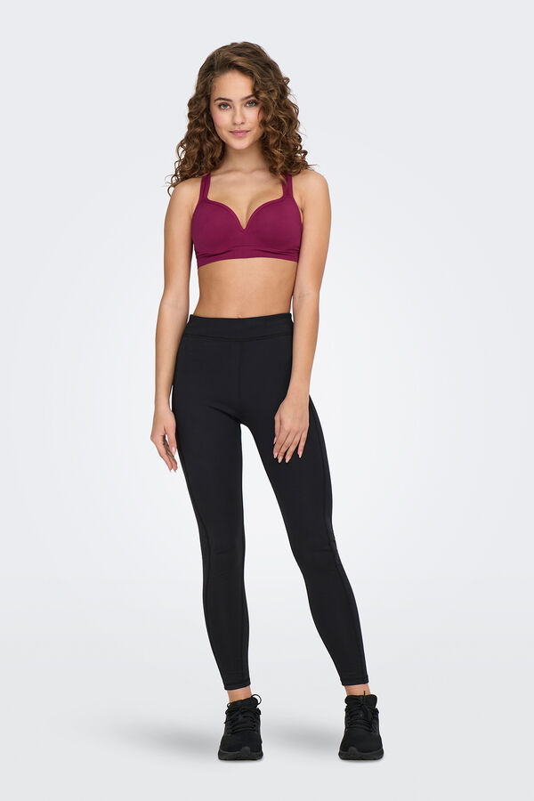 Only Play Sujetador deportivo con aro morado/lila