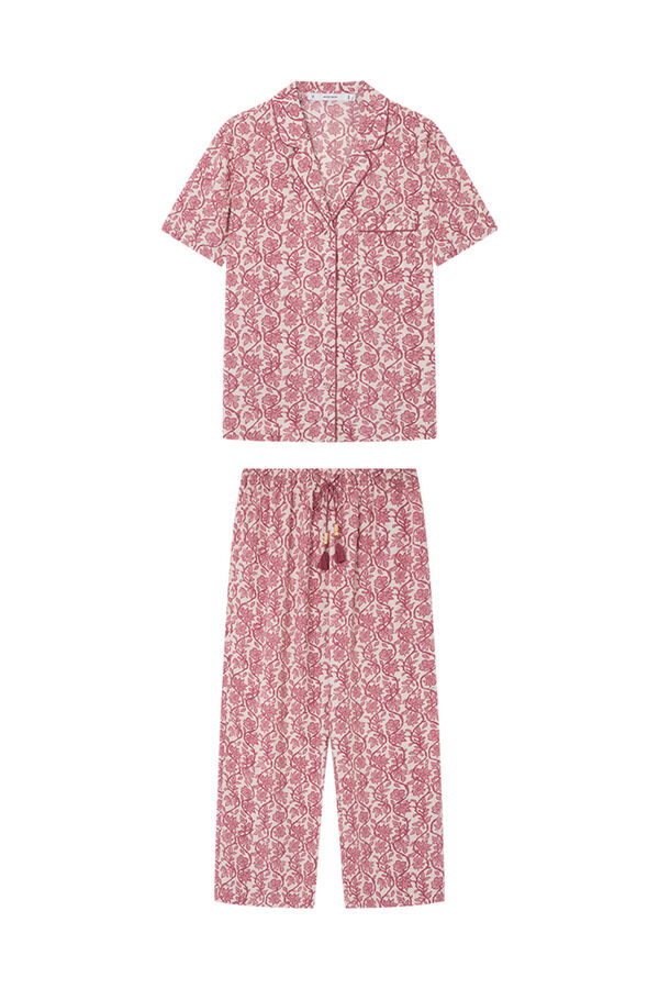 Women'secret Pijama camisero allover boho estampado