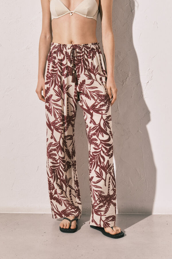 Women'secret Cal&ccedil;a comprida estampada gren&aacute; estampado