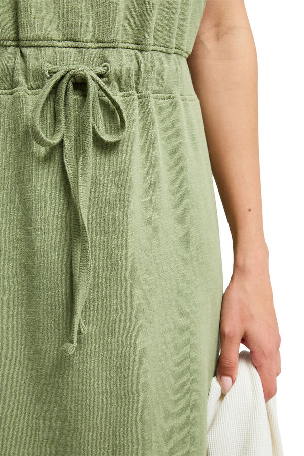 Roxy Vestido T-shirt com n&oacute; curto verde