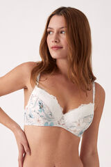 Promise Capacidade de soutien enchimento fino azul