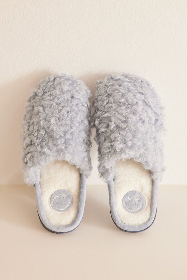 Women'secret Chinelos de quarto casa pelo SmileyWorld &reg; azul