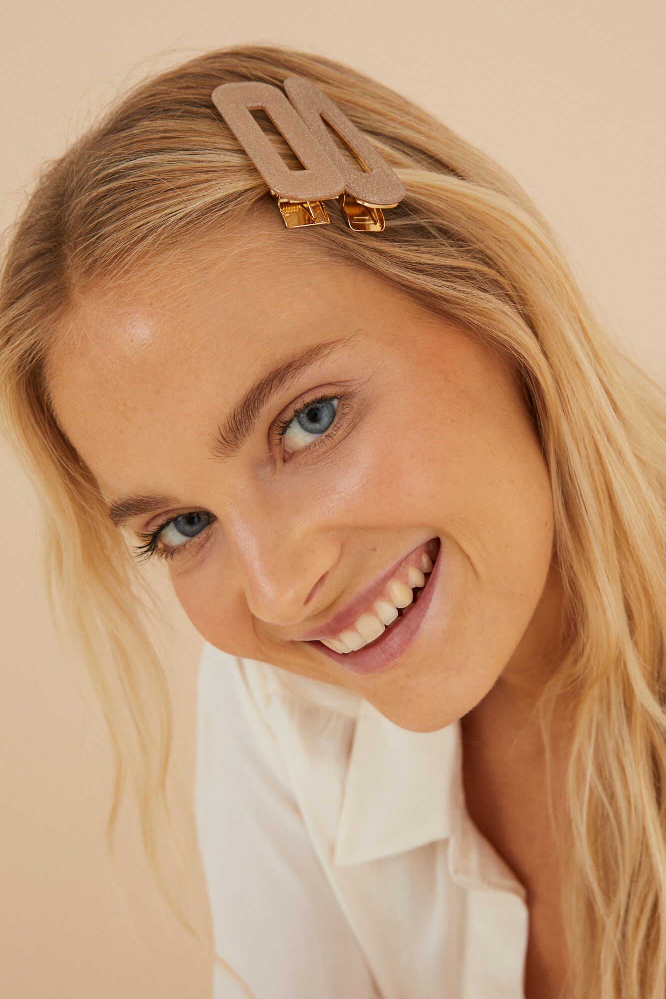 Women'secret Pack de 2 clipes de cabelo com purpurina