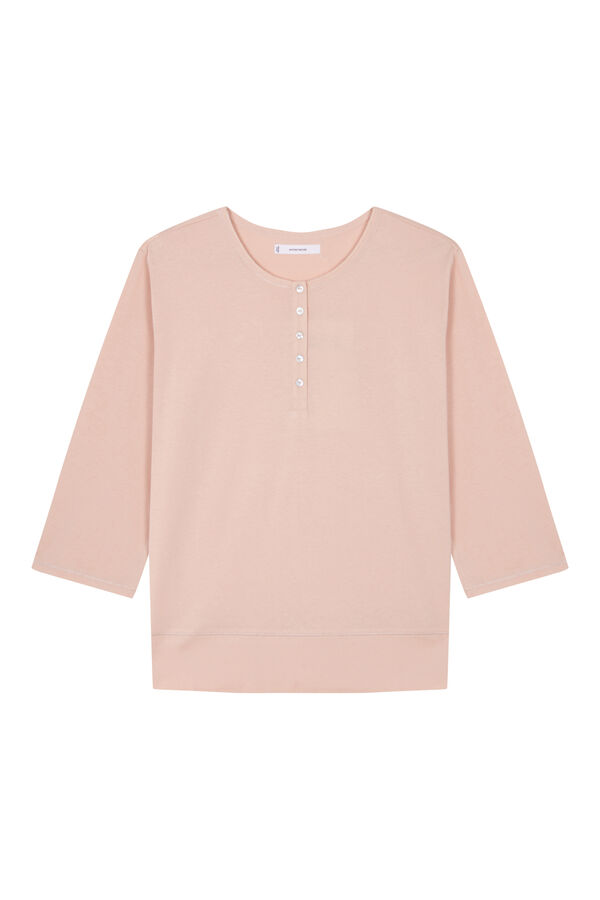 Women'secret Camiseta manga &frac34; 100% algod&oacute;n naranja  naranja