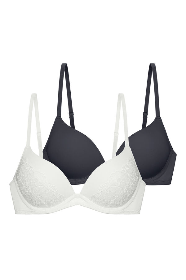 Dorina Pack de 2 sutiãs push up bege