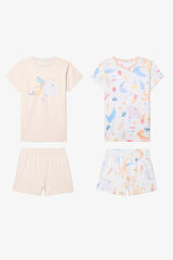 Penti Pacote de 2 conjuntos de pijama curto estampado